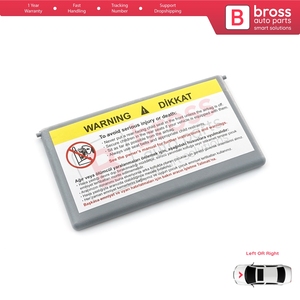 แผ่นบังแดด BDP164 พร้อมกระจกมองหลัง สีเทา สำหรับรถยนต์ C Class W203 S203 ปี 2000-2007 CL203 ปี 2001-2011 รุ่น A2038170220 - Product Image 2
