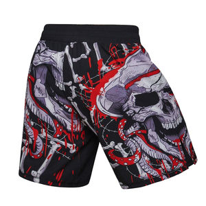 2025 pantalones cortos de MMA de algodón 100% sublimados personalizados más vendidos para hombres Boxer ecológico sólido desgaste de boxeo Pakistán OEM con servicio - Product Image 5