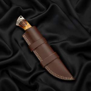 มีดล่าสัตว์เหล็กดามัสกัสทำมือคุณภาพสูงระดับมืออาชีพ รับผลิตตามแบบ OEM  ใบมีดเหล็กดามัสกัสทำมือสำหรับงานอุตสาหกรรม - Product Image 6