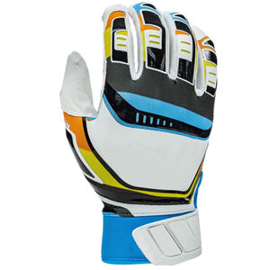 Gants de frappe de baseball 100% gants de sport de softball pour jeunes en cuir impression de logo sur mesure gants de baseball OEM - Product Image 2