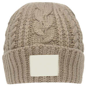 Bonnet en tricot doux en gros, logo personnalisé avec choix de couleur, ajustement extensible, bonnet chaud pour vêtements décontractés et vêtements de plein air - Product Image 2