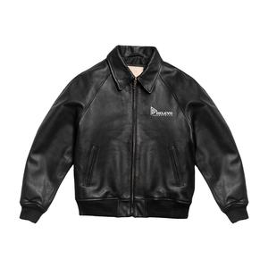 Chaqueta de Cuero Vintage para Hombre, Chaqueta de Motero Clásica con Cierre, Prenda Exterior Duradera y Elegante, Diseño Personalizado de Fabricante - Product Image 1