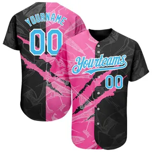 Team Baseball Jerseys with Breathable <b>Material</b>, <b>Embroidery</b>, and Modern Stylish Looks - Product Image 3