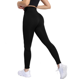Custom Womens Solid High Waist <b>Yoga</b> Leggings Stretch Fitness Gym <b>Pants</b> Breathable for Activewear Workout <b>Tights</b> - Product Image 1