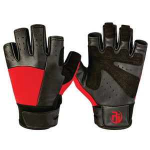 Wholesale ROMAISA Premium Quality Anti-Skid Adjustable Fingerless Lace-Up Closure Unisex <b>Gym</b> Gloves for <b>Weight</b> Lifting Made - Product Image 4