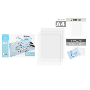 24x32cm <b>Drafting</b> <b>Supplies</b> Tracing Paper Pad with 6 Sheets - Product Image 1