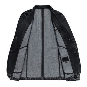 <b>Men's</b> Winter Denim <b>Jacket</b> <b>Canvas</b> 100% Cotton Fabric Breathable Quick Dry Casual Outdoor - Product Image 3