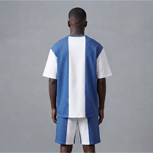 Conjunto de 2 piezas de ropa casual para hombre de alta calidad, camiseta y pantalones cortos transpirables, fabricante mayorista, chándal hip hop para hombre - Product Image 2