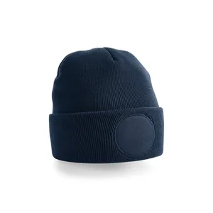 Personalized Circular Patch Beanie Promotional Circular Patch <b>Hats</b> & Caps - Product Image 5