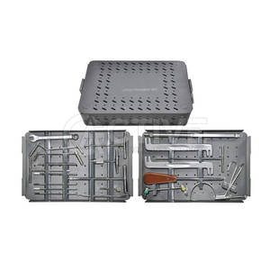 Ensemble d'implant à grand fragment avec porte-aiguille pour des chirurgies de fracture osseuse précises Ensemble de grands fragments réutilisables - Product Image 5