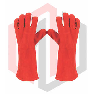 Guantes Industriales de Cuero con Palma Reforzada y Puño de Seguridad, 16 Pulgadas de Largo, 7 oz de Grosor, Antiestáticos y Resistentes a Desgarros - Product Image 5