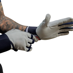 ถุงมือเบสบอลผิววัวทนทานห่วงตะขอสำหรับผู้เล่นซอฟต์บอลเบสบอลเป็นมิตรกับสิ่งแวดล้อมยืดหยุ่นพอดี - Product Image 5