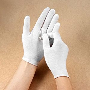 Gants de sécurité en coton fendu de vache haute performance Gants industriels anti-coupure naturels avec des gants de protection de travail à haute productivité - Product Image 5