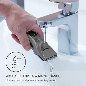 Recortadora de Pelo y Barba de Rendimiento Superior con Longitud Ajustable, con Cable o Inalámbrica, con 2 Accesorios, Enchufe Estadounidense, Funciona con Batería - Product Image 5