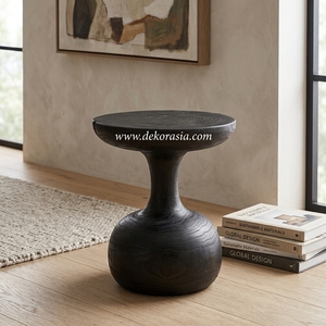 Solid Wood <b>Stool</b> Unique Decorative Bench for Home Living Room Hotel Suar Wooden Seating Chair with <b>Storage</b> Feature Apartment Use - Product Image 5