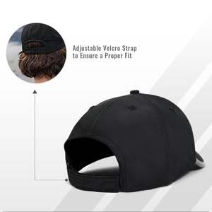 หมวกเบสบอลทางการ5แผงผ้าฝ้ายแข็งแรงหมวกปิดถนนแบบสปอร์ตปรับได้สำหรับกิจกรรมกลางแจ้ง - Product Image 3