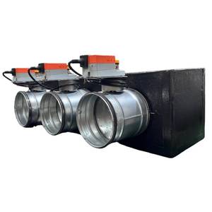 โฟมโพลียูรีเทนแบบ 3 โซน พร้อมแดมเปอร์มอเตอร์ขนาด 160 หรือ 200 มม. โดย Lindab สำหรับระบบ HVAC - Product Image 4