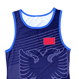 Vêtements de sport à compression, impression par sublimation, qualité supérieure, maillots de lutte, style avec votre propre logo, uniforme de lutte pour adultes - Product Image 2