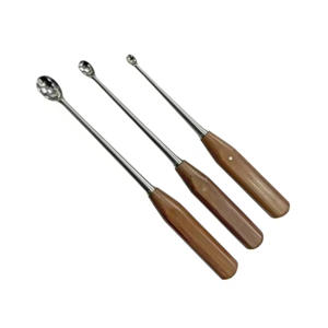 Juego de instrumentos quirúrgicos ortopédicos básicos Cureta de hueso de madera Suministro esencial para el cuidado de la salud - Product Image 1