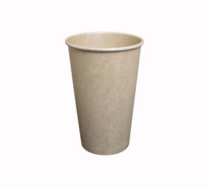 Café à emporter 16oz(EU) jetable à paroi unique Kraft-90MM boissons chaudes nourriture Double simple Kraft papier peint tasses Philippines - Product Image 1