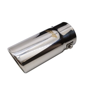 Terminale rotondo da 60 mm inclinato in acciaio inox - Product Image 3