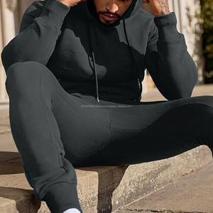 Conjunto Deportivo de Dos Piezas para Hombre, Chándal Cómodo, Chándal para Hombre, 100% Algodón - Product Image 6