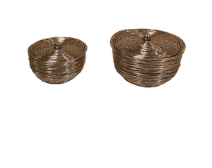Medium Luxury Look Wire Design Metal <b>Serving</b> <b>Bowl</b> With Latest Design <b>Serving</b> <b>Bowls</b> Platters for Table Top Serve Wedding Occasion - Product Image 5