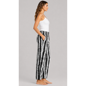 Women's Trendy Tie Dye Rayon Pajama Soft Modal Nightwear & Home Wear Elastic Waist 2 Pockets Custom Logo ODM Supply MOQ 2pcs - Product Image 4