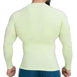 เสื้อยืดกีฬาแขนสั้นพิมพ์ลายสำหรับผู้ชาย ขายส่ง ปักลายได้ตามสั่ง สีปรับแต่งได้ทั้งหมด แห้งเร็ว ระบายอากาศได้ดี - Product Image 5