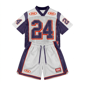 Women polyester mesh 160 GSM breathable <b>orange</b> blue panel jersey and shorts set heat <b>press</b> custom logo Women's Sets - Product Image 3