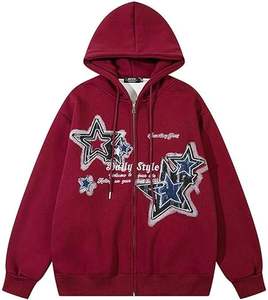 Sudaderas con capucha para mujeres y hombres, chaquetas con cremallera, ropa de moda, sudaderas estéticas, ropa gótica - Product Image 3