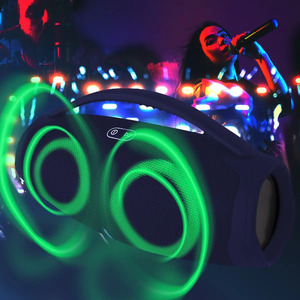 ลำโพงบลูทูธ ไฟ LED ไร้สายแบบชาร์จ USB แบบพกพา - คละสี - Product Image 5