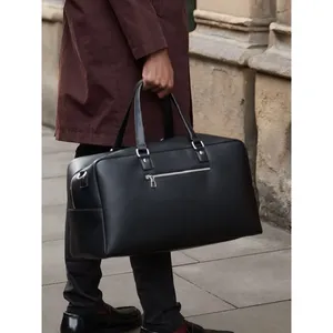 Sacs fourre-tout promotionnels de luxe sur mesure, écologiques et durables, sacs de merchandising pour week-end - Product Image 2
