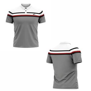 Camiseta Polo de punto con estampado de logotipo personalizado de calidad superior para hombre para uniformes deportivos y de negocios de golf - Product Image 3