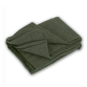 80% laine 100% laine solide rayé motif Camping en plein air couverture Bushcraft hiver contraste couleur point tissé Technique double - Product Image 6