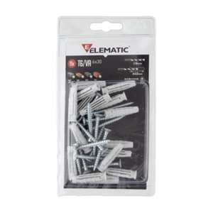 Elematic Tassello T6/ Va 5x25 Con Vite 100 Pz - Product Image 1