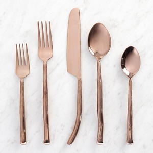 Vaisselle de qualité supérieure couverts en acier inoxydable argent poli avec doublure poignée design couverts design et logo personnalisés - Product Image 4