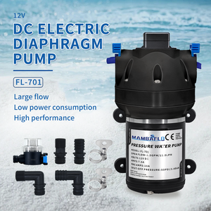 Mambaflo R3526144D <span class=keywords><strong>Flo</strong></span>-jet RV Bomba de agua 12V DC Bomba de agua de <span class=keywords><strong>3</strong></span> cámaras Pulverización Agrícola e riego por goteo <span class=keywords><strong>3</strong></span>.0GPM 50PSI - Product Image 4