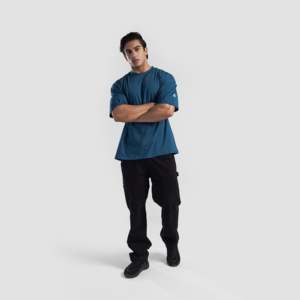 เสื้อยืด GA Prime Tee 2.0 สีเขียวอมฟ้า ผลิตจากผ้าเจอร์ซีย์คอตตอน 100% - Product Image 4