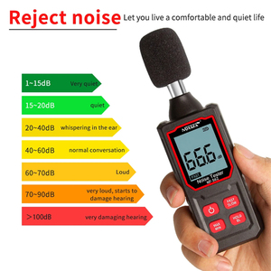 NOYFA NF-562 professionnel décibel sonomètre <span class=keywords><strong>mesure</strong></span> 30-130db numérique sonomètre capteur de Volume - Product Image 5