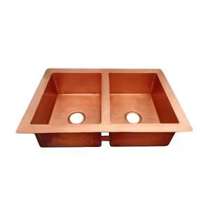 Trendy Hammered <b>Copper</b> Sink With Timeless Appeal Adds Luxury And Warmth To Contemporary Kitchens - Product Image 3