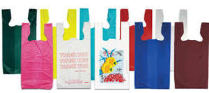 ถุงใส่เสื้อยืดช้อปปิ้งพลาสติกพิมพ์ลายสีกำหนดได้เอง - Product Image 2