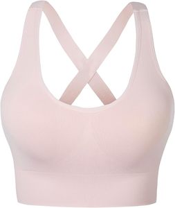 Soutien-gorge de sport pour femme de qualité supérieure, ultra confortable et respirant, devant pour la course à pied, entraînement, matière en spandex/nylon, tailles adultes - Product Image 5