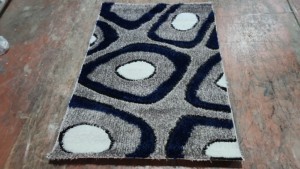 Alfombra Adiva de poliéster de pelo largo, tejida en jacquard, antideslizante, de grosor medio, de la mejor calidad del fabricante de Gaziantep. - Product Image 6