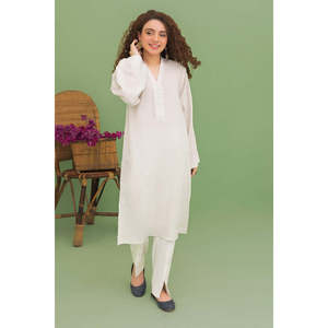 Camisa de Lino Simple Teñida a Mano, 100% Lino, Modelo WGK-YDW-DY-1616 - Product Image 5