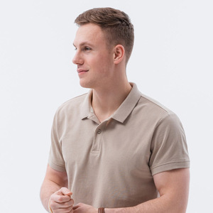 T-shirt Homme d'Été en Coton et Fibre de Bambou de Haute Qualité, Logo Personnalisé, Tricoté Uni, Respirant, Style Urbain, Manches Courtes, Tendance - Product Image 6