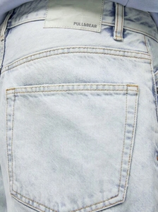 กางเกงยีนส์ทรงหลวมสีฟ้าอ่อนสำหรับผู้ชายกางเกงยีนส์เดนิมผ้าฝ้ายโอเวอร์ไซส์สำหรับ100% - Product Image 4