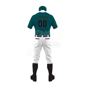 Uniforme de béisbol transpirable personalizado establece 100% poliéster equipo desgaste OEM servicio nueva llegada - Product Image 3