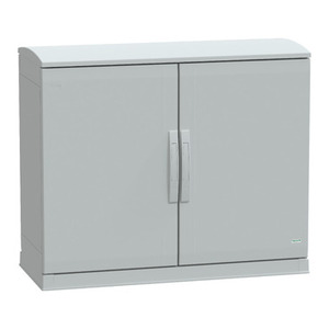 Per SCHNEIDER ELECTRIC NSYPLAZT7104G Contenitore per Strumenti Elettronici da Pavimento con Tettoia Ventilata a Fondo Aperto in Poliestere - Product Image 1