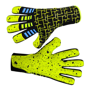 Gants de football professionnels avec une adhérence durable, commande en gros, gants de gardien de but avec sangle de poignet sécurisée - Product Image 5